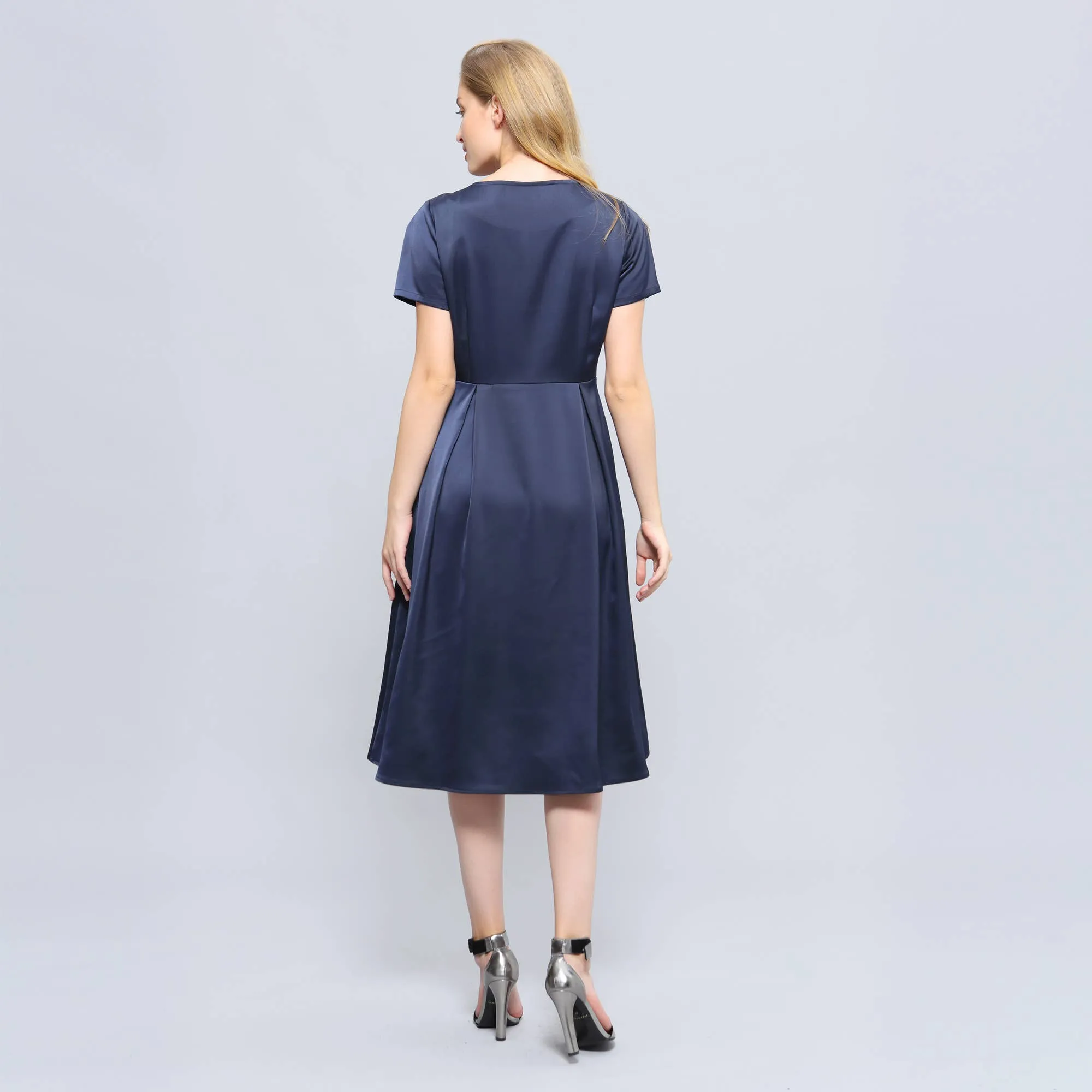 Audrey Satin Dress