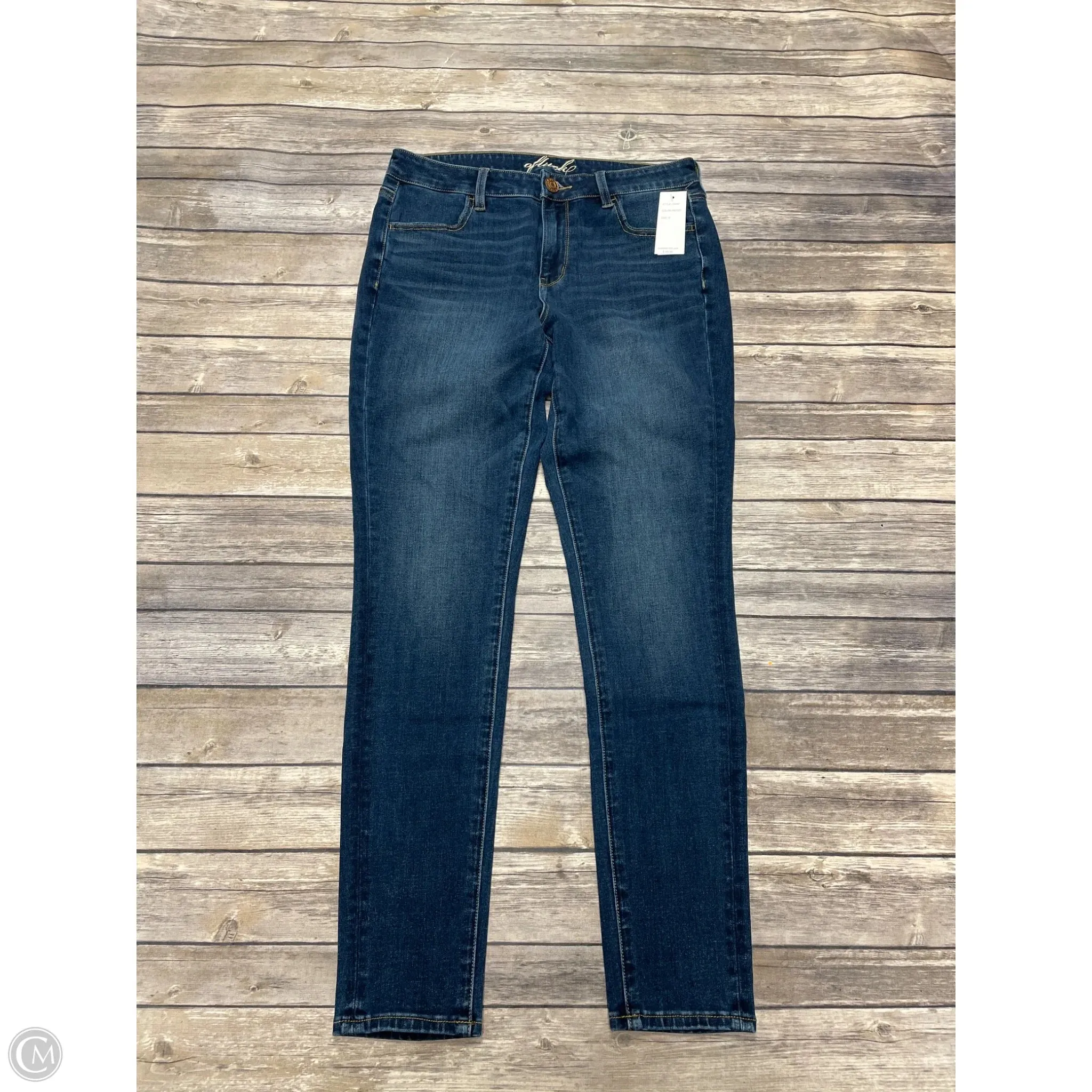 Jeans Skinny By Cme In Blue Denim, Size: 8